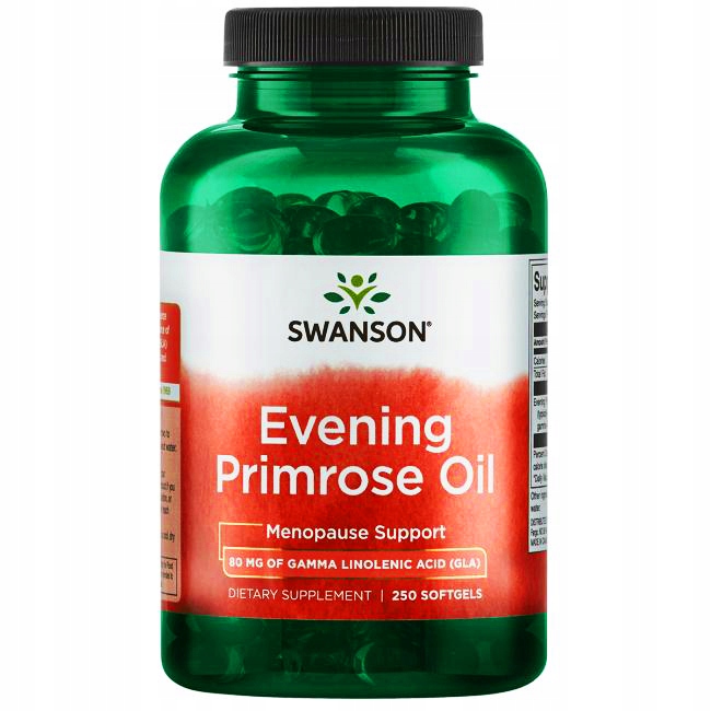 Swanson Epo Olej z wiesiołka 500mg cera skóra