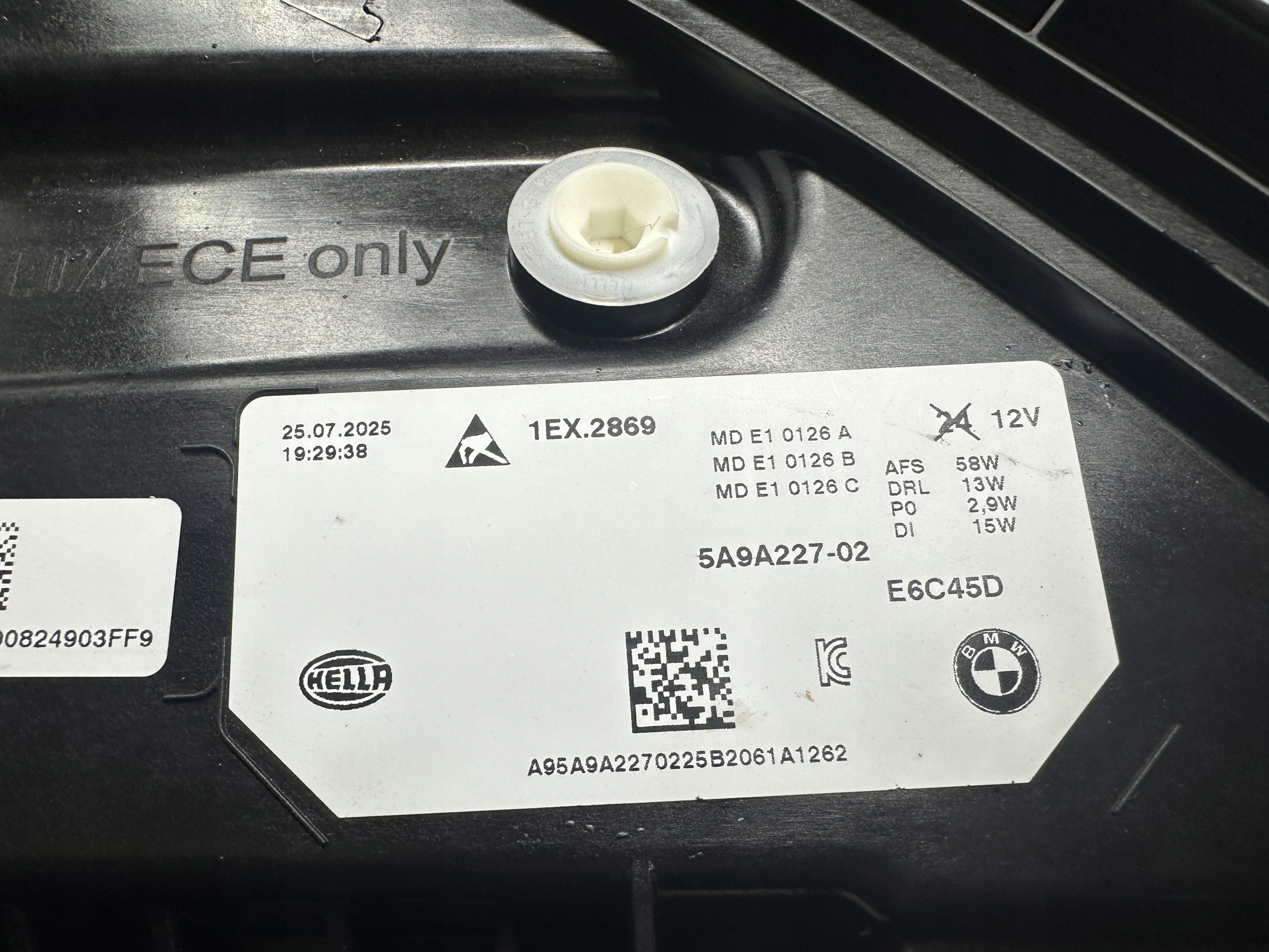 light front front left BMW X1 U11 FULL LED 5A9A227