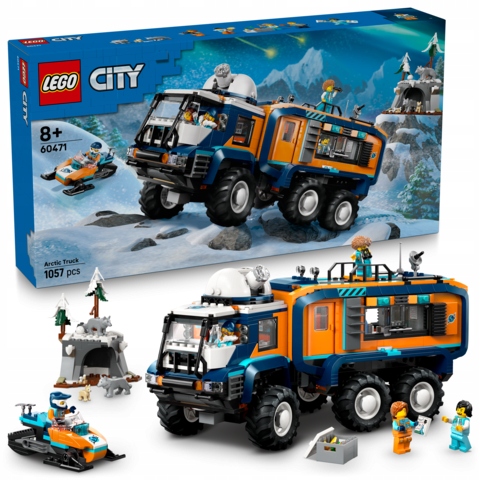 Lego – Město – Kamion Z Laboratoře Arktické Objevitelky – 60471