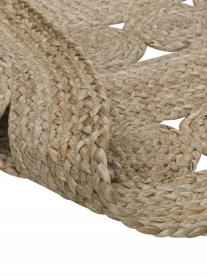 Okrągły ręcznie wykonany dywan z juty Shyam Ø 150 cm Marka Westwing