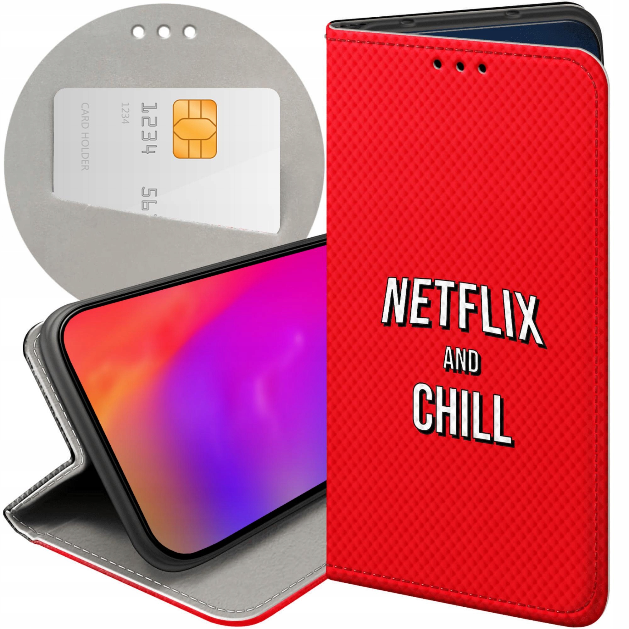 Etui Z Klapką Do Huawei P8 P9 Lite 2017 Netflix Seriale Filmy Kino