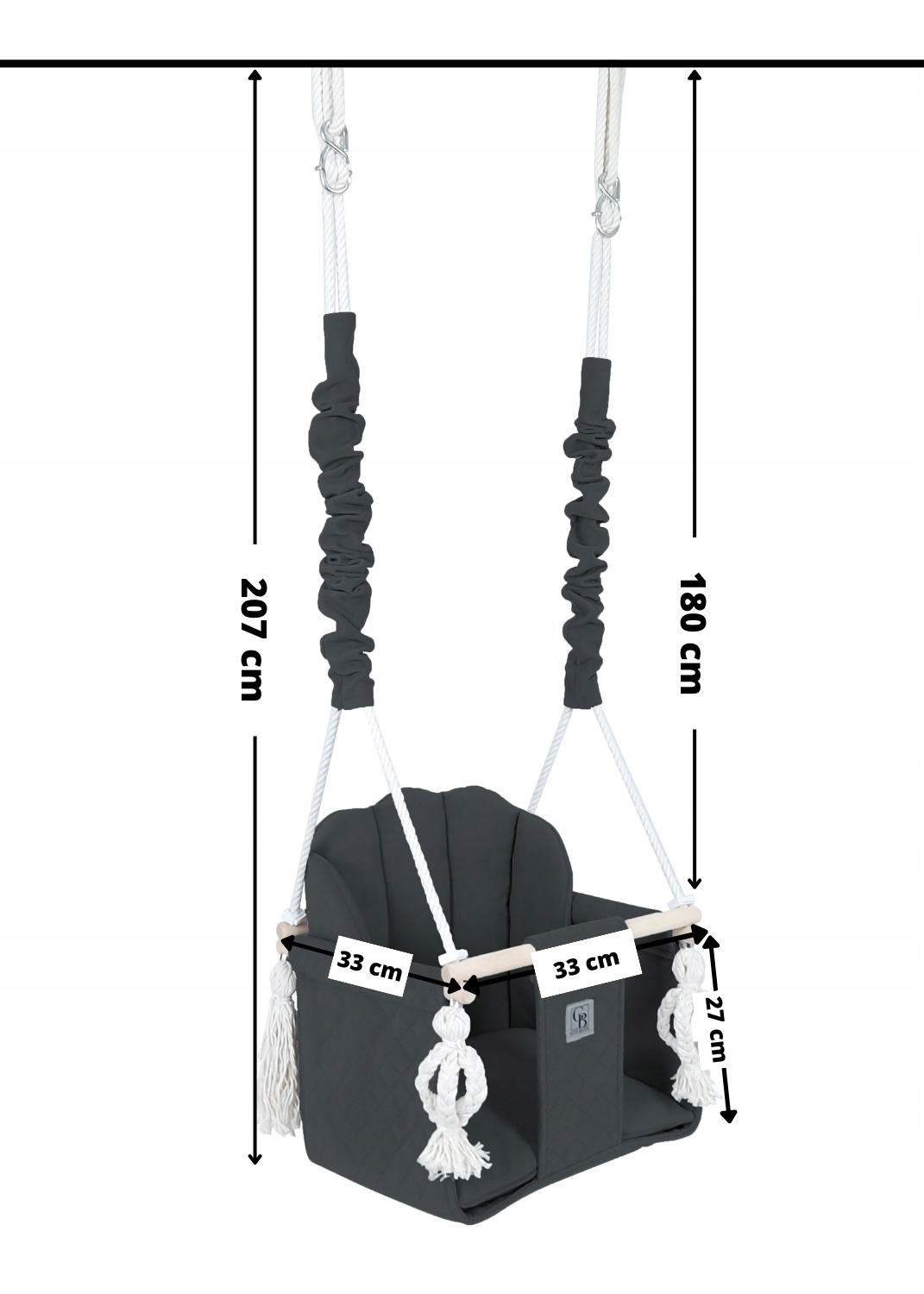 HUŚTAWKA DLA DZIECI DO DOMU REGULOWANA PRODUCENT CERTYFIKAT - CE Wiek dziecka 6 m +