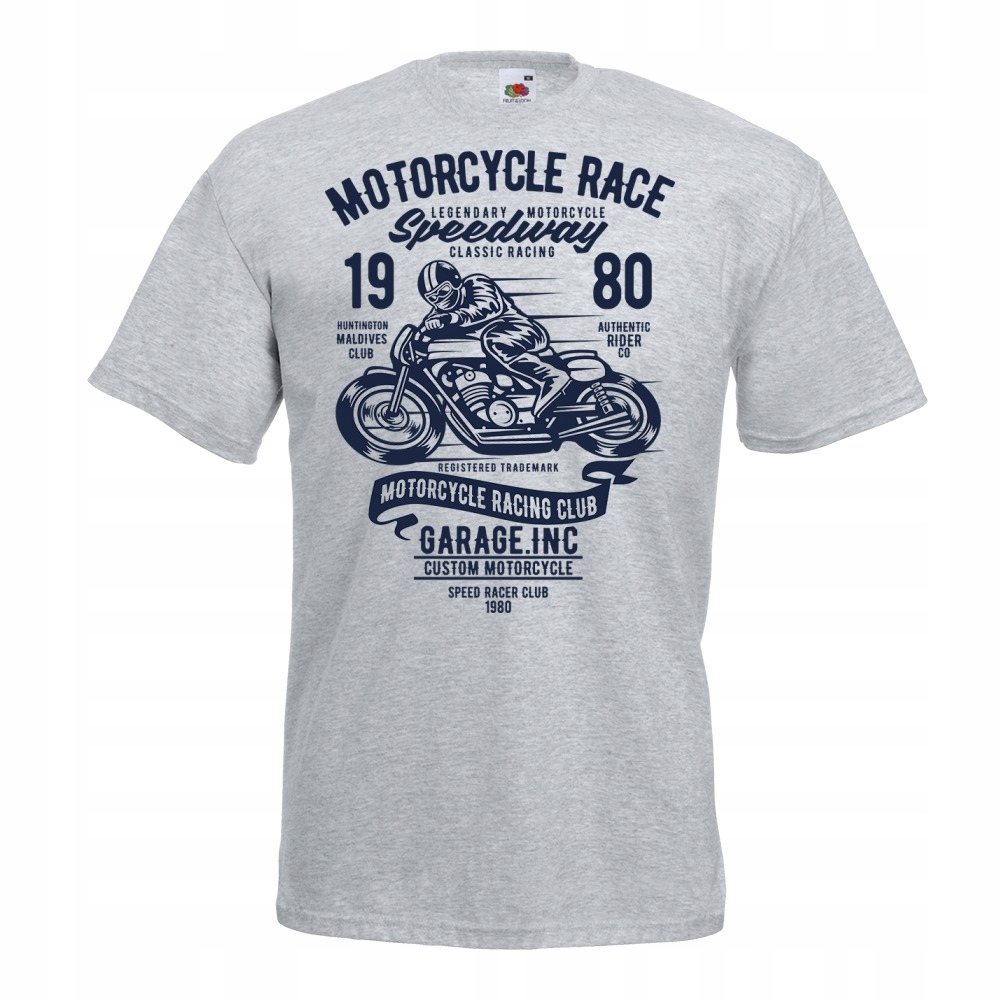 

Koszulka motocykl motor motocyklista kask XXL szar