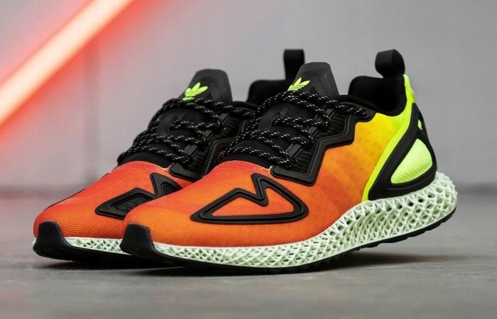 Solar Yellow Adidas Fv9028 Adidas ZX 2K 4D UK Solar Yellow
