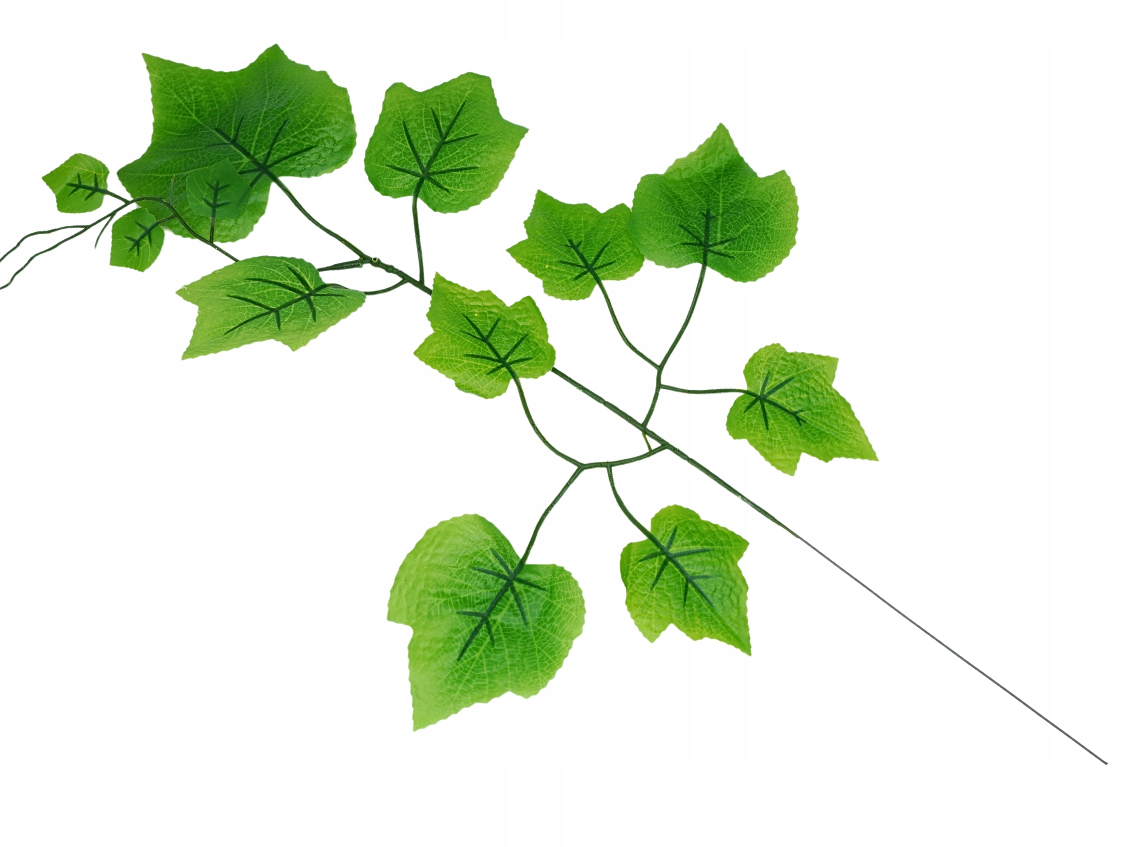 12x SZTUCZNE LIŚCIE WINOGRONA SZTUCZNA GAŁĄZKA ZIELONE LIŚCIE NA STROIK Marka Topoblu