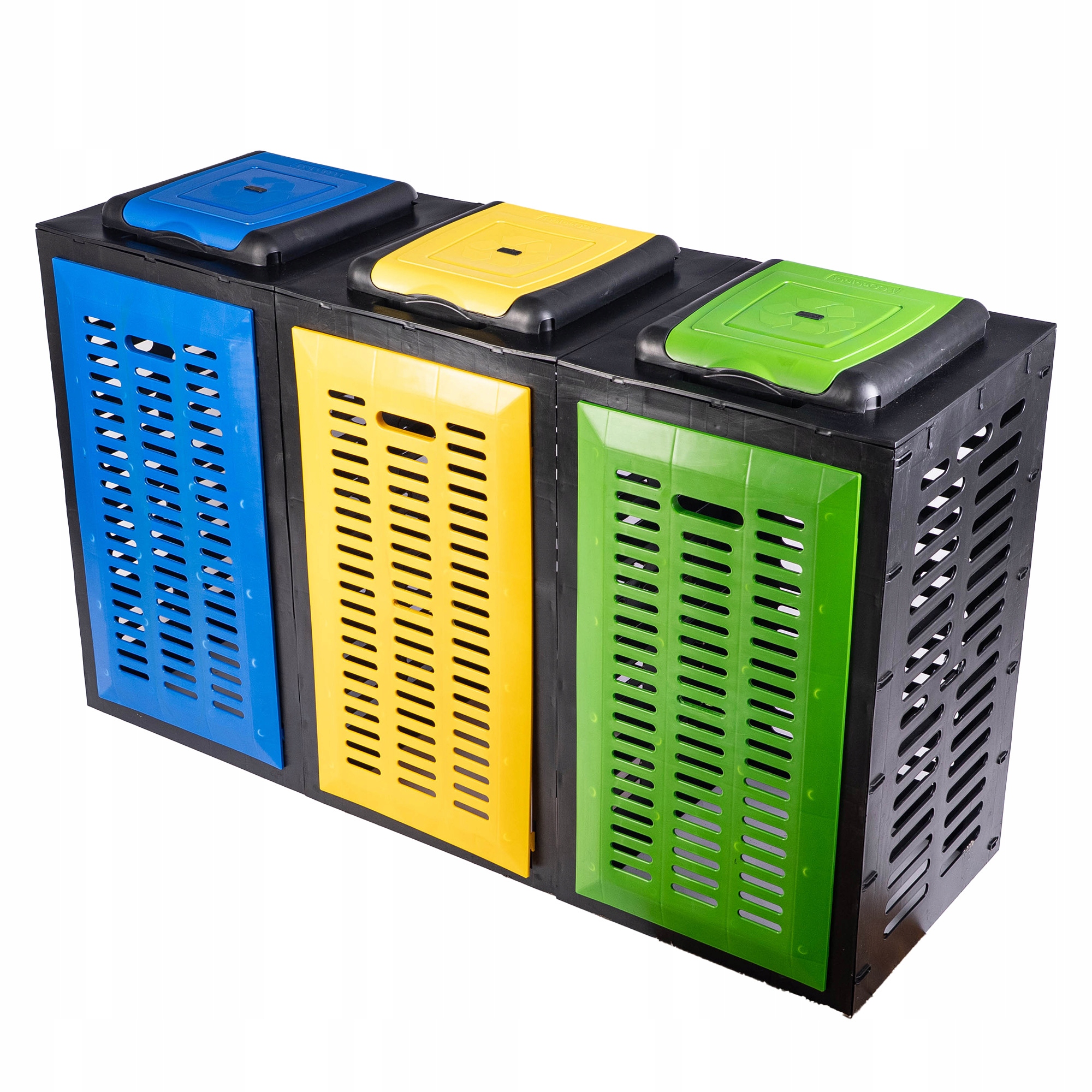 Kosz Na Śmieci Stojak Na Worki Do Segregacji Odpadów Potrójny