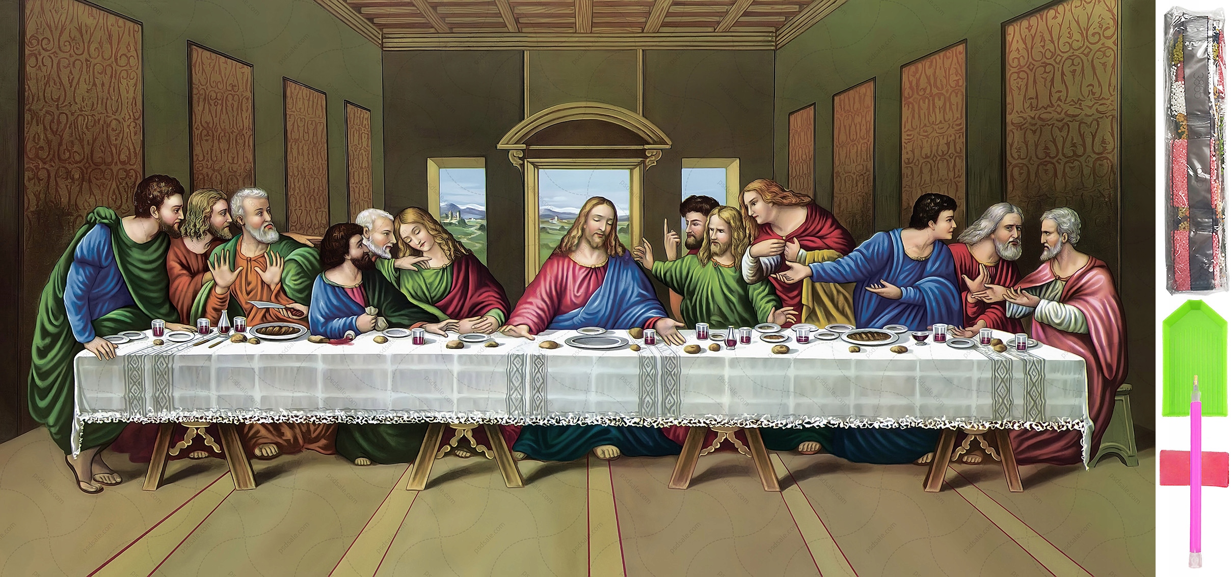 Haft Diamentový 5D Sada Obraz Mozaika 50*100cm