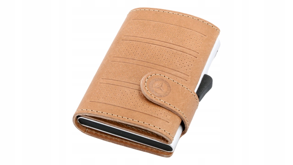 Mercedes Mini peňaženka koňaková koža braz Originál