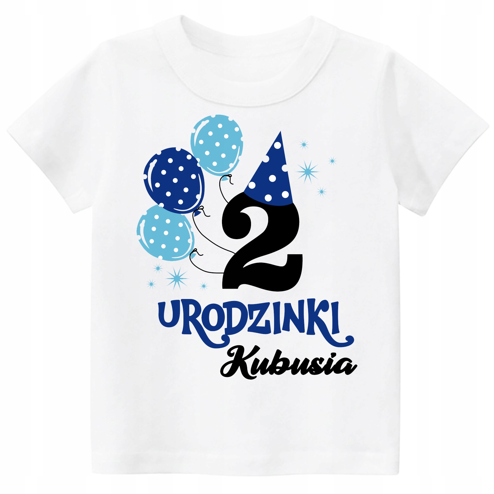 

Koszulka Urodziny 2 Lata z imieniem dziecka r. 104