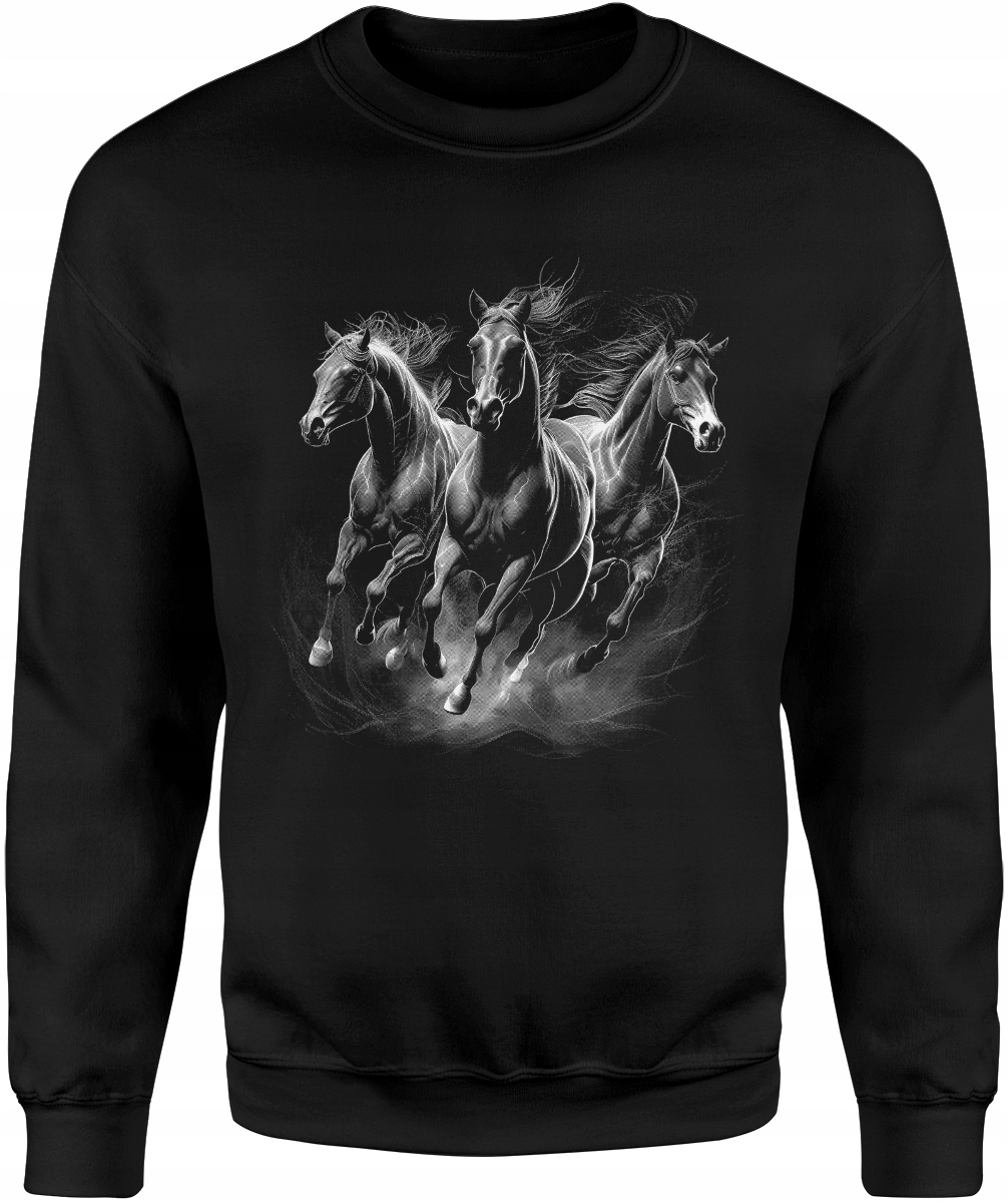 

Koń Bluza Z Koniem Nadrukiem Konie Męska Rozm XXL