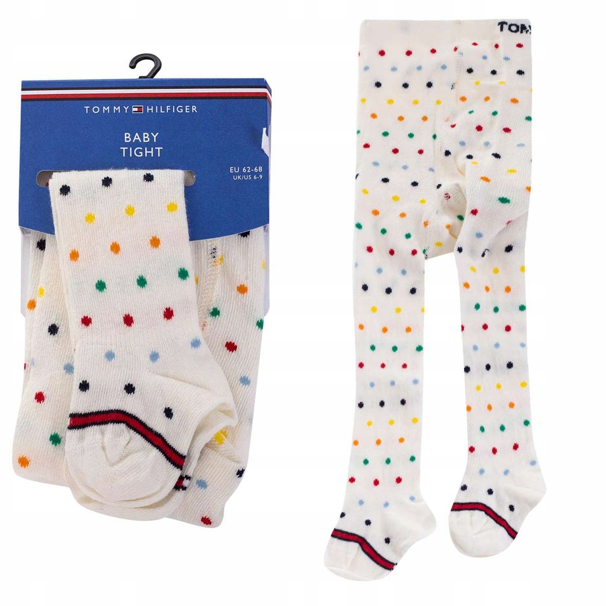 

Tommy Hilfiger Rajstopki Dziecięce 1P White 86-92