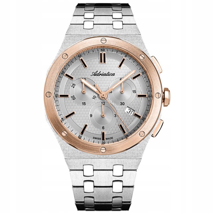 Pánské Hodinky Adriatica A8337.R117CH stříbrné