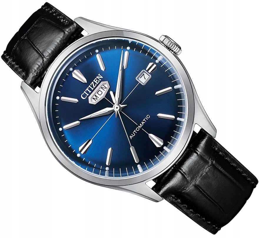 Zegarek Męski Citizen NH8390-20 Automat Blue Dial Day-date 40MM