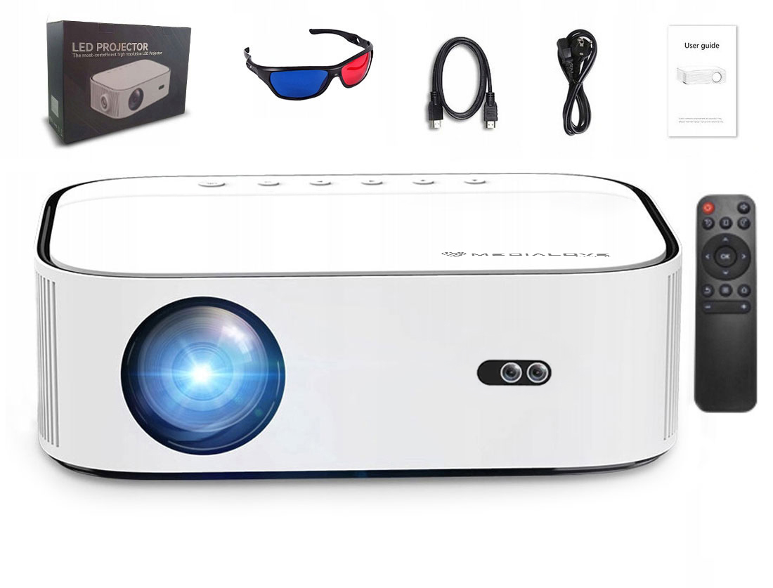

Projektor Rzutnik Led 4K Full Hd 8800lm Android Af