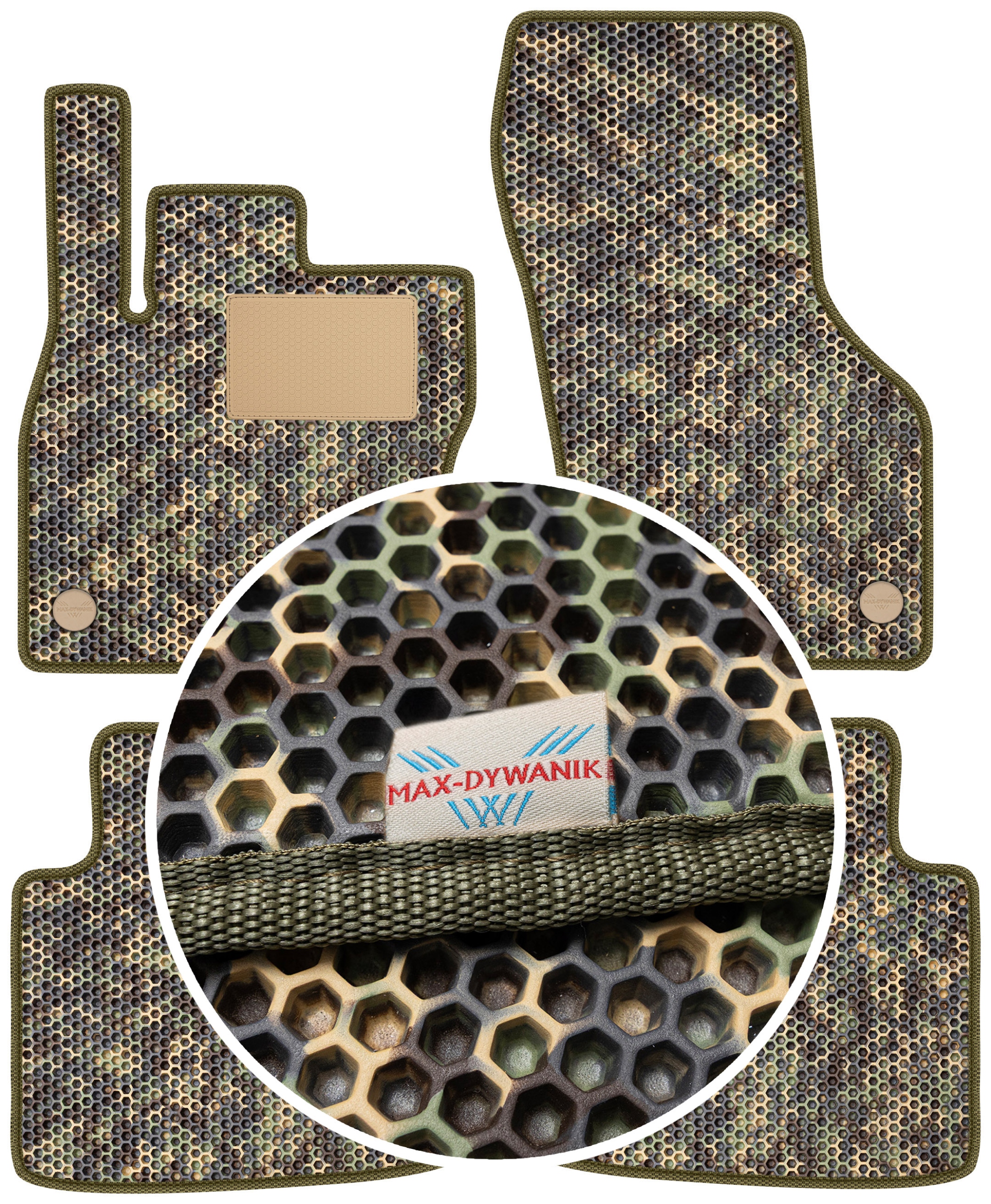 Volkswagen Arteon od roku 2017. Gumové rohože do auta Eva Moro