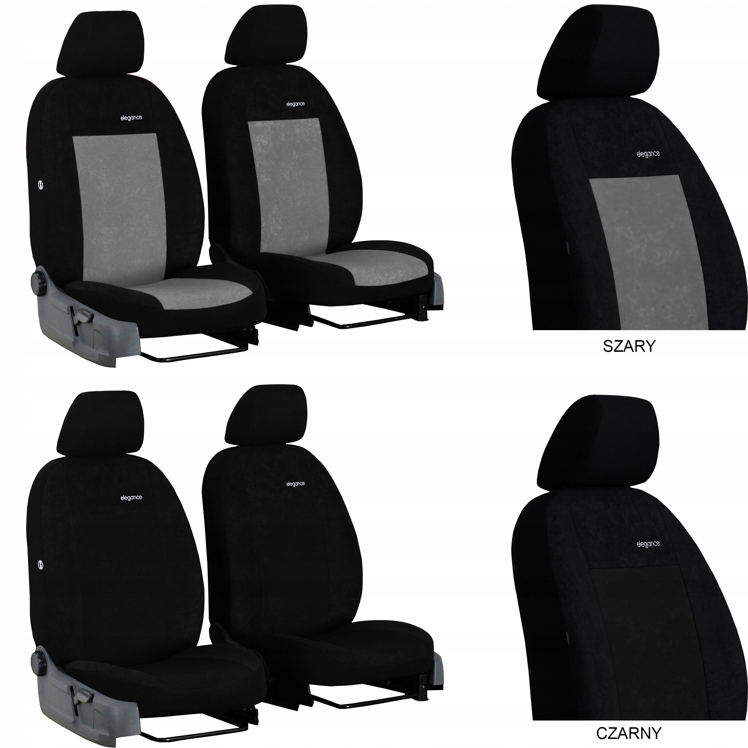 CITROEN JUMPY 2 1+1 POKROWCE SAMOCHODOWE MIAROWE Materiał welur