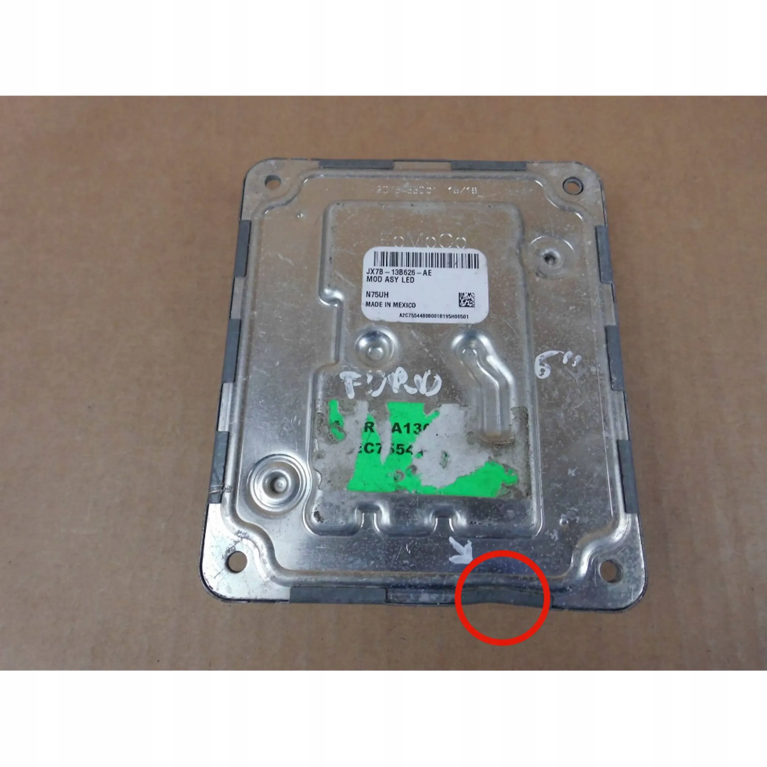 Ford Focus IV control unit module LED JX7B13B626AE