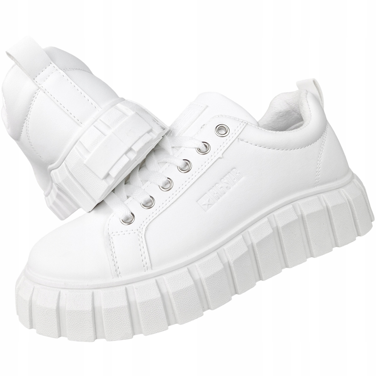 Dámské Tenisky Na Platformě Bílé vel. 39 Big Star Tenisky MM274616