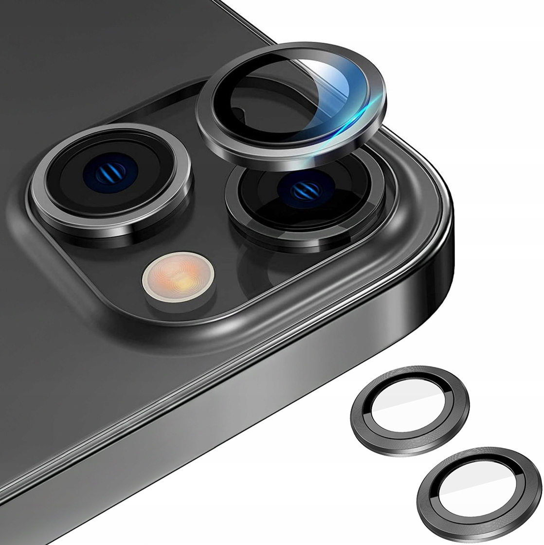 

Ring Szkło na Aparat Ochrona do Apple iPhone 14