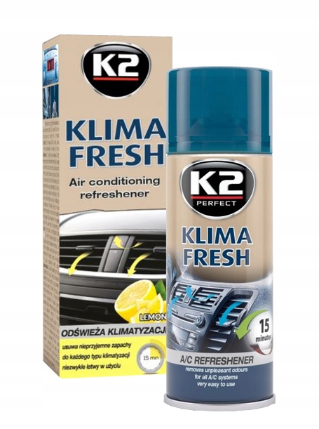 ODŚWIEŻACZ KLIMATYZACJI GRANAT K2 CYTRYNA 150ML