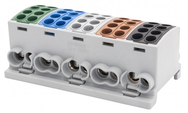 

Blok Rozdzielczy Zacisk Odgałęźny 1x25 16 3L+N+PE