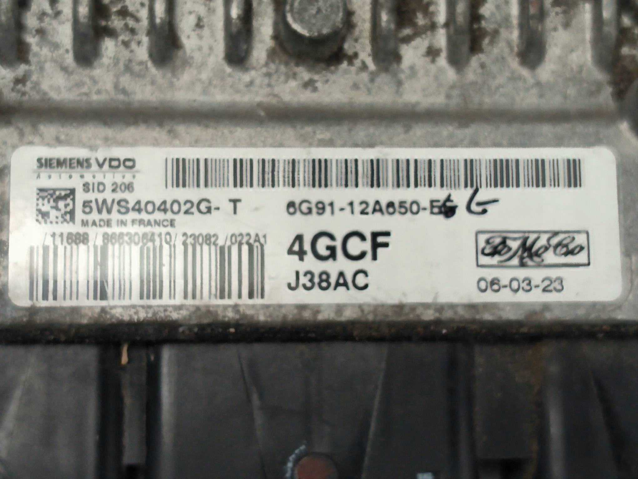 Computer 5WS40402GT FORD S-MAX