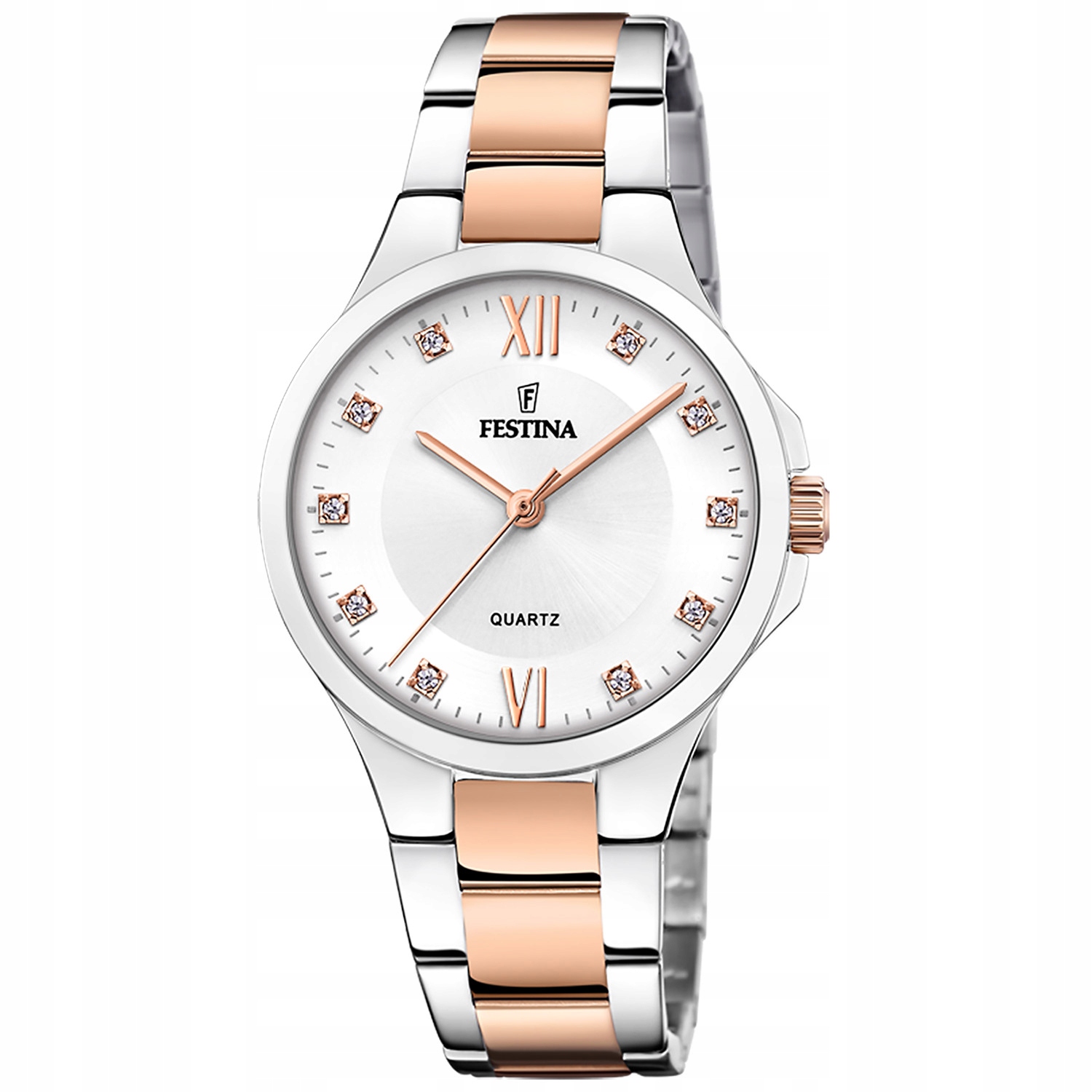 Dámské hodinky Festina F20612-1 Zirkony stříbrné