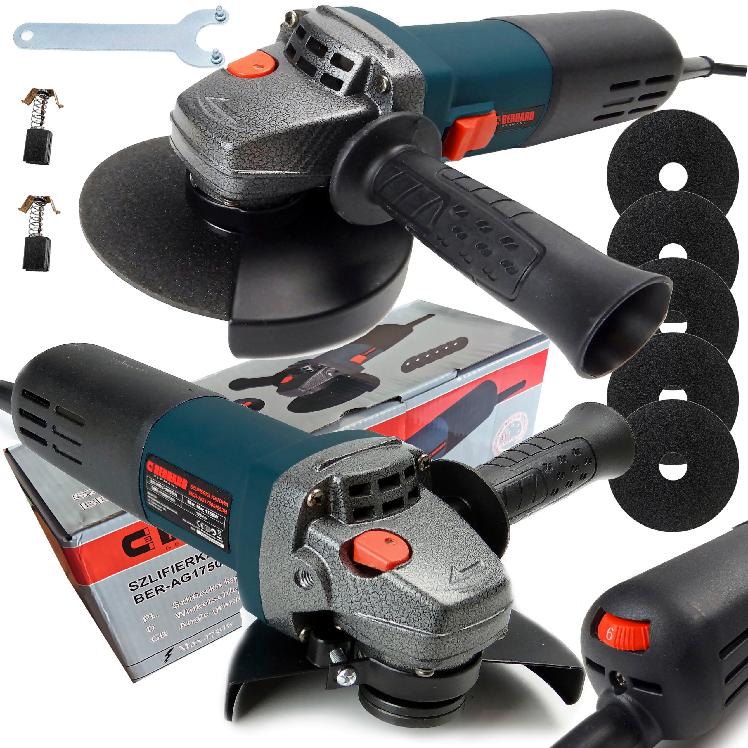 Szlifierka Kątowa Z Regulacją Obrotów Berhard Tarcze