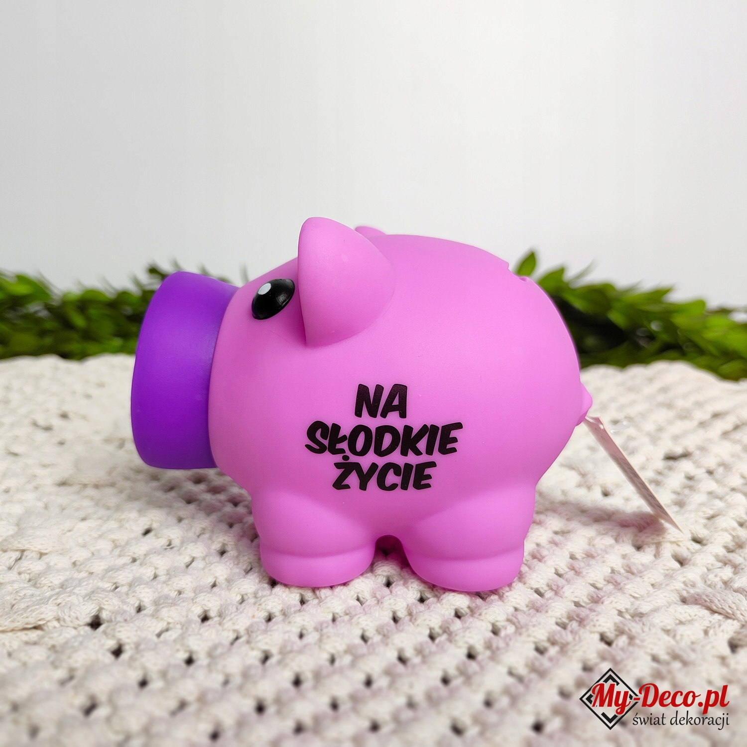 

Świnka skarbonka Na słodkie życie urodziny
