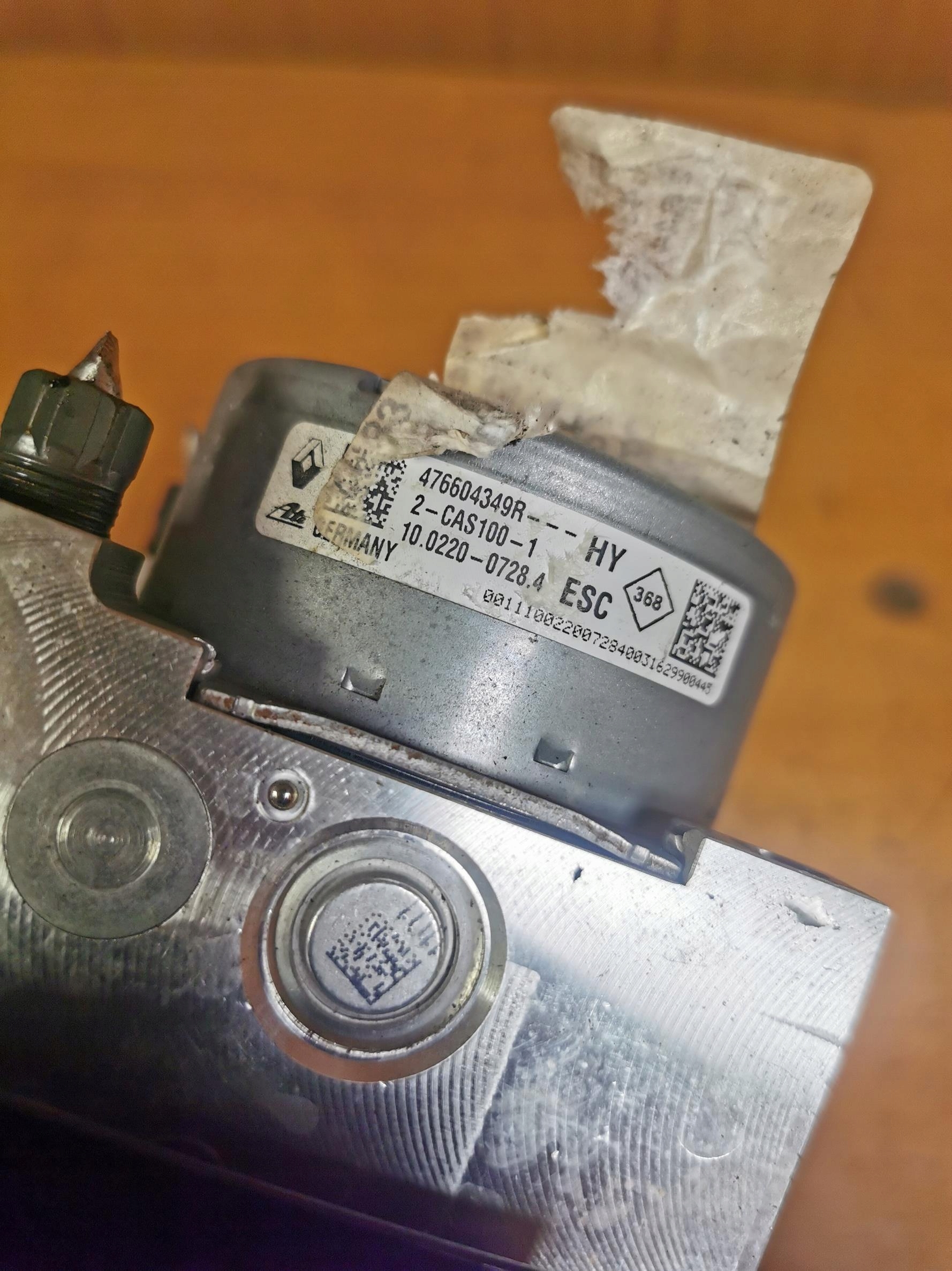 pump control unit ABS RENAULT MEGANE IV 1.2 TCE 132KM 476604349R