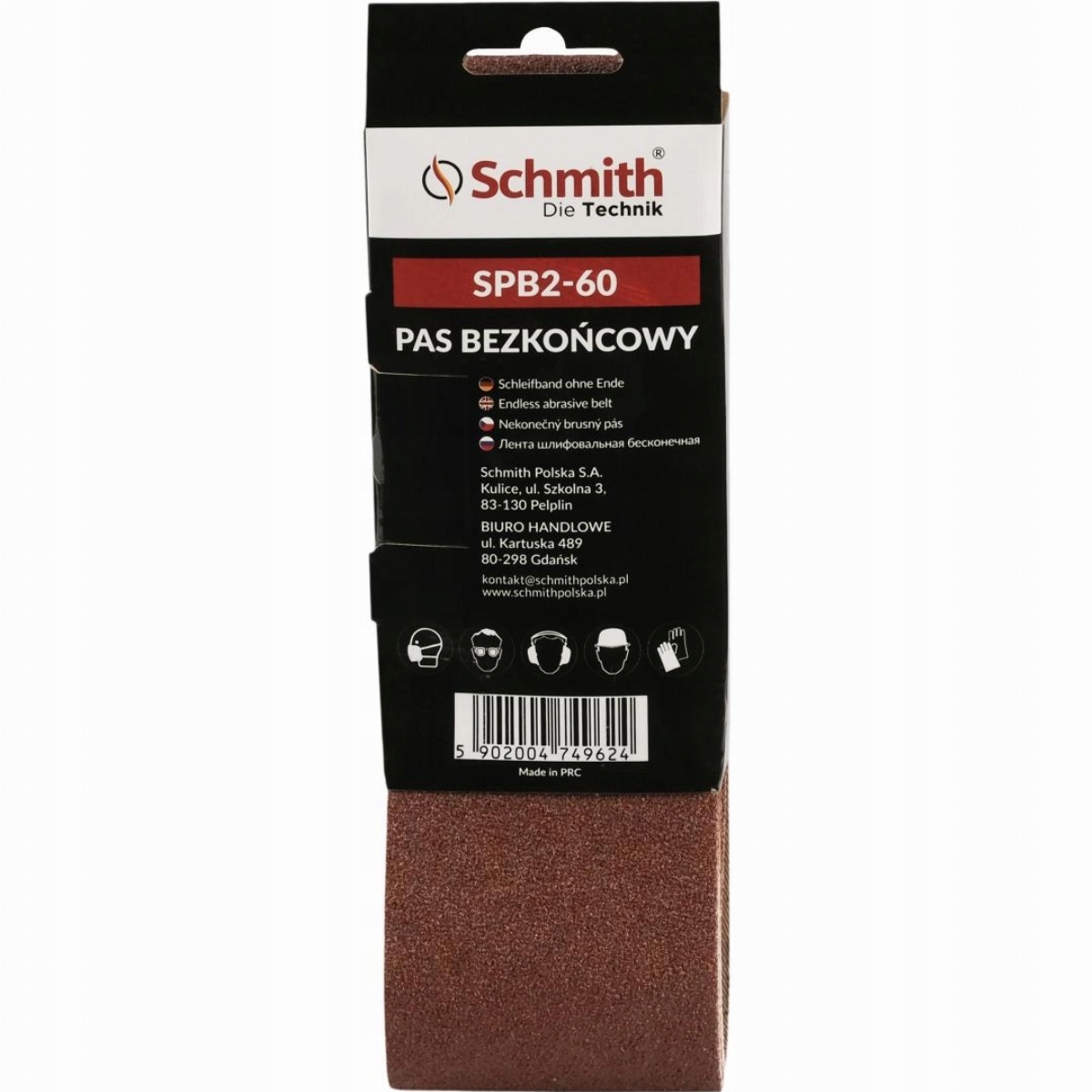 Pas bezkońcowy 75x533mm P60 5 szt.