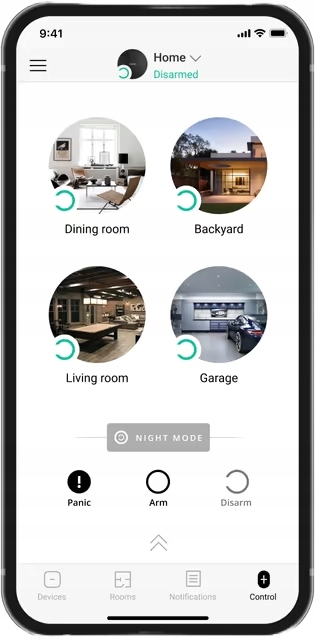 BEZPRZEWODOWY system alarmowy AJAX 7 czujników PIR Kod producenta bezprzewodowy zestaw alarmowy AJAX do domu
