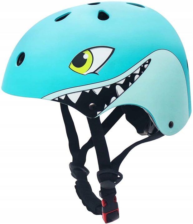 Dětská Cyklistická Přilba Na Kolečkové Brusle Blue Shark W-001, Velikost S, Bezpečná, Módní