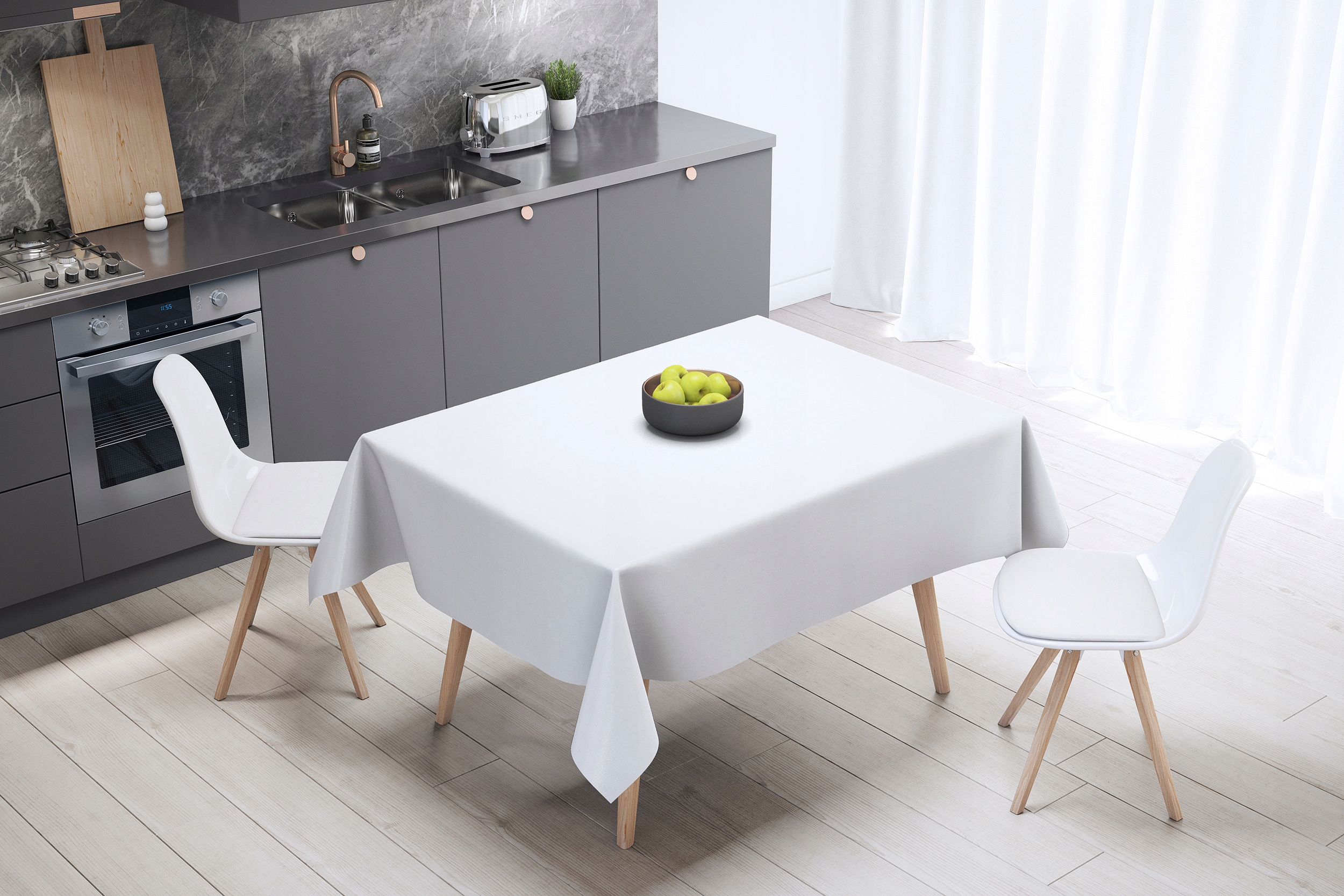 RÓŻOWY OBRUS PLAMOODPORNY NA STÓŁ 150x220 Typ obrus