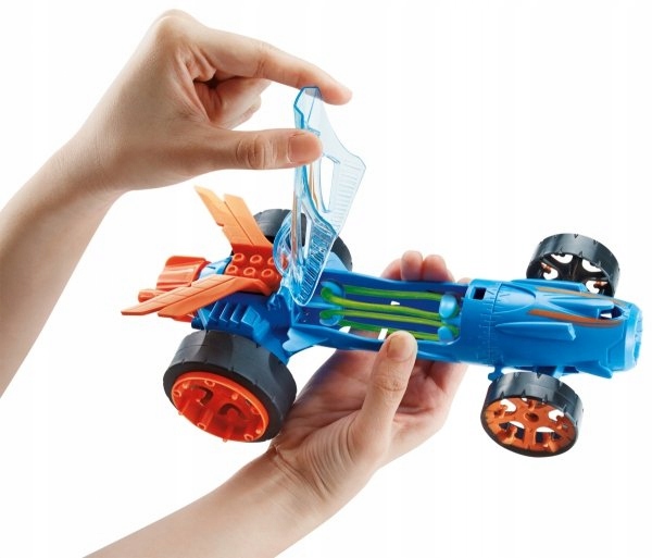 HOT WHEELS NAKRĘCIAKI WYŚCIGÓWKI NA GUMKI NIEBIESK Model Hot Wheels Autonakręciaki wyścigówki