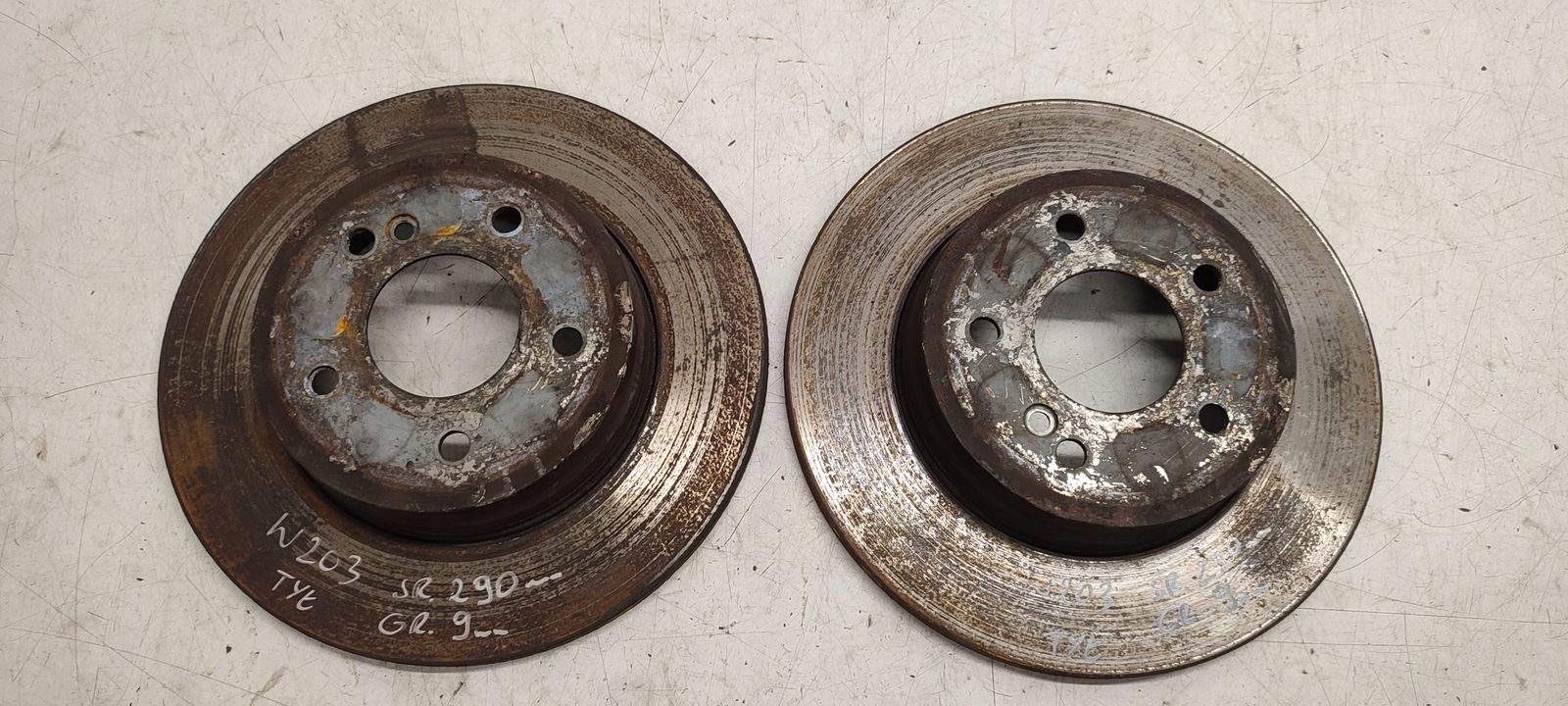 disc brake rear part rear Mercedes W203 2,2 CDI