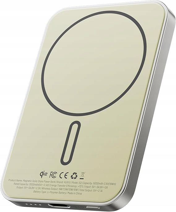 Powerbank Ku Xiu Qi2 5000mah Magsafe Szybkie ładowanie
