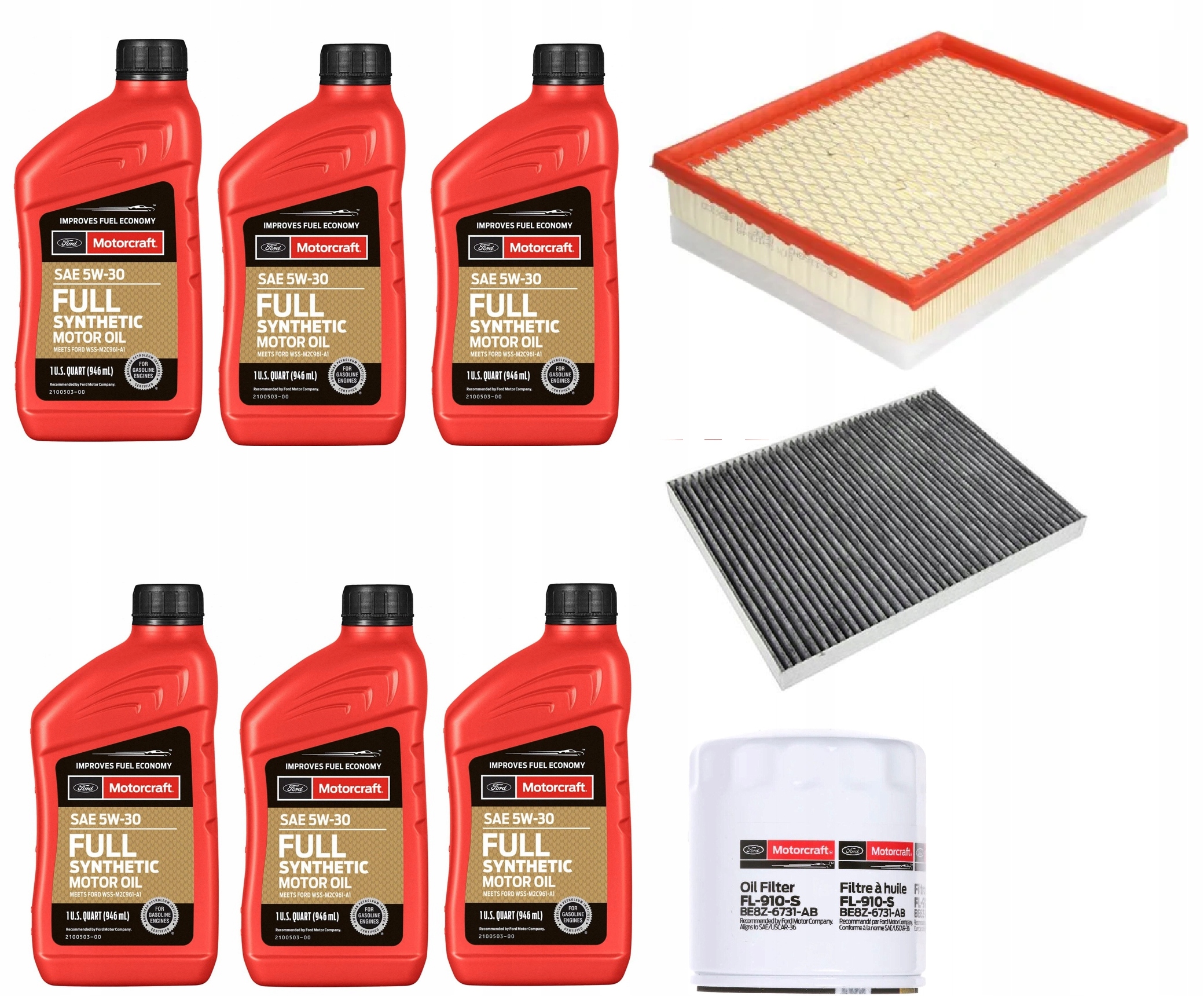 Motorcraft 5W30 plně syntetický Ford Fusion Edge 2.0 EcoBoost