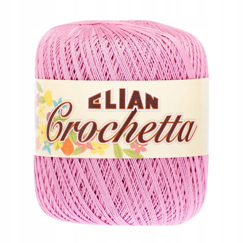 Kordonek Elian Crochetta 3213 wrzosowy róż