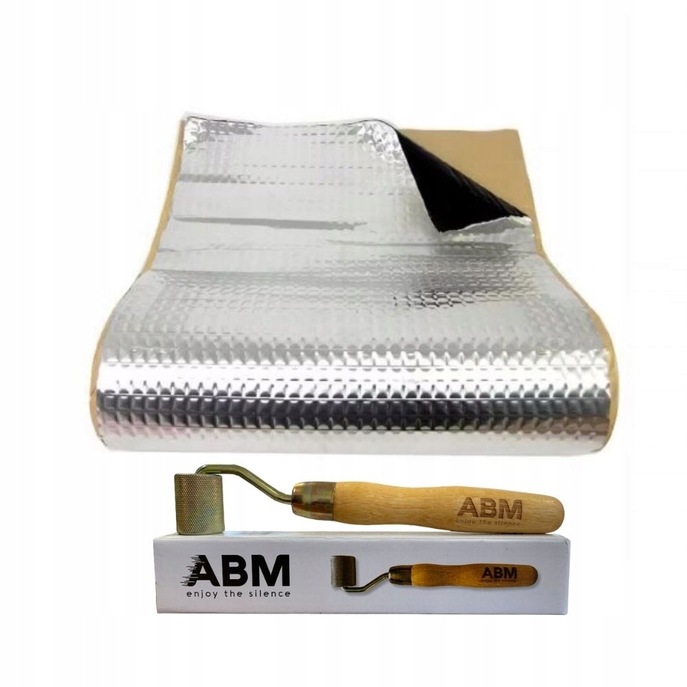 Odhlučňovací podložka Butyl Professional Abm 1.5 mm 2 m2 montážní váleček Set