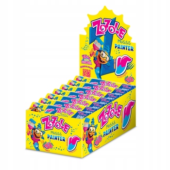 Levně 24 x 30 g Zozole bonbóny bonbóny Musss Painter Blue Karton