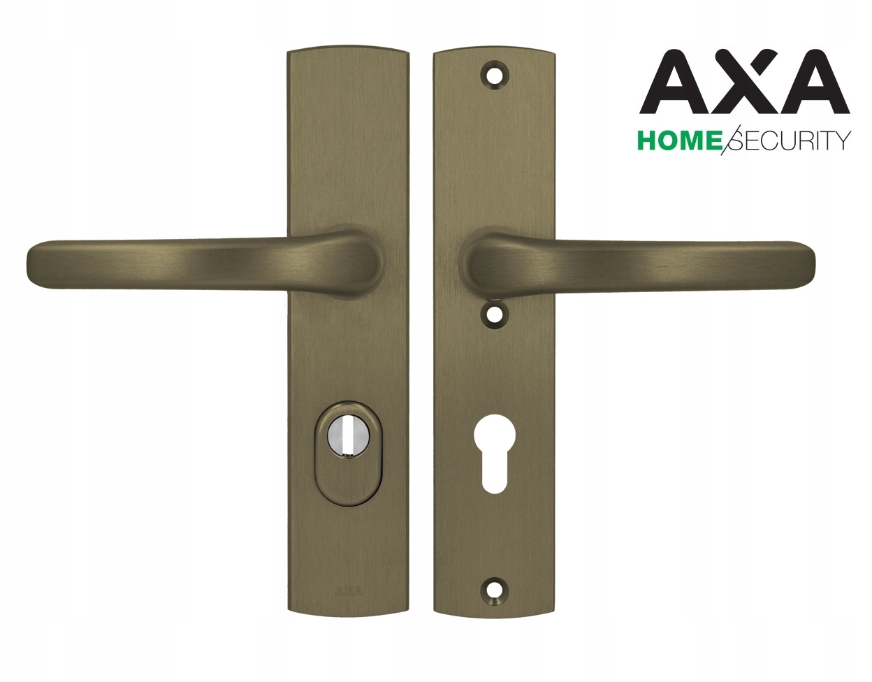 Axa Kľučka Jupiter s poistkou Flex rozteč 72 mm F4 staré zlato