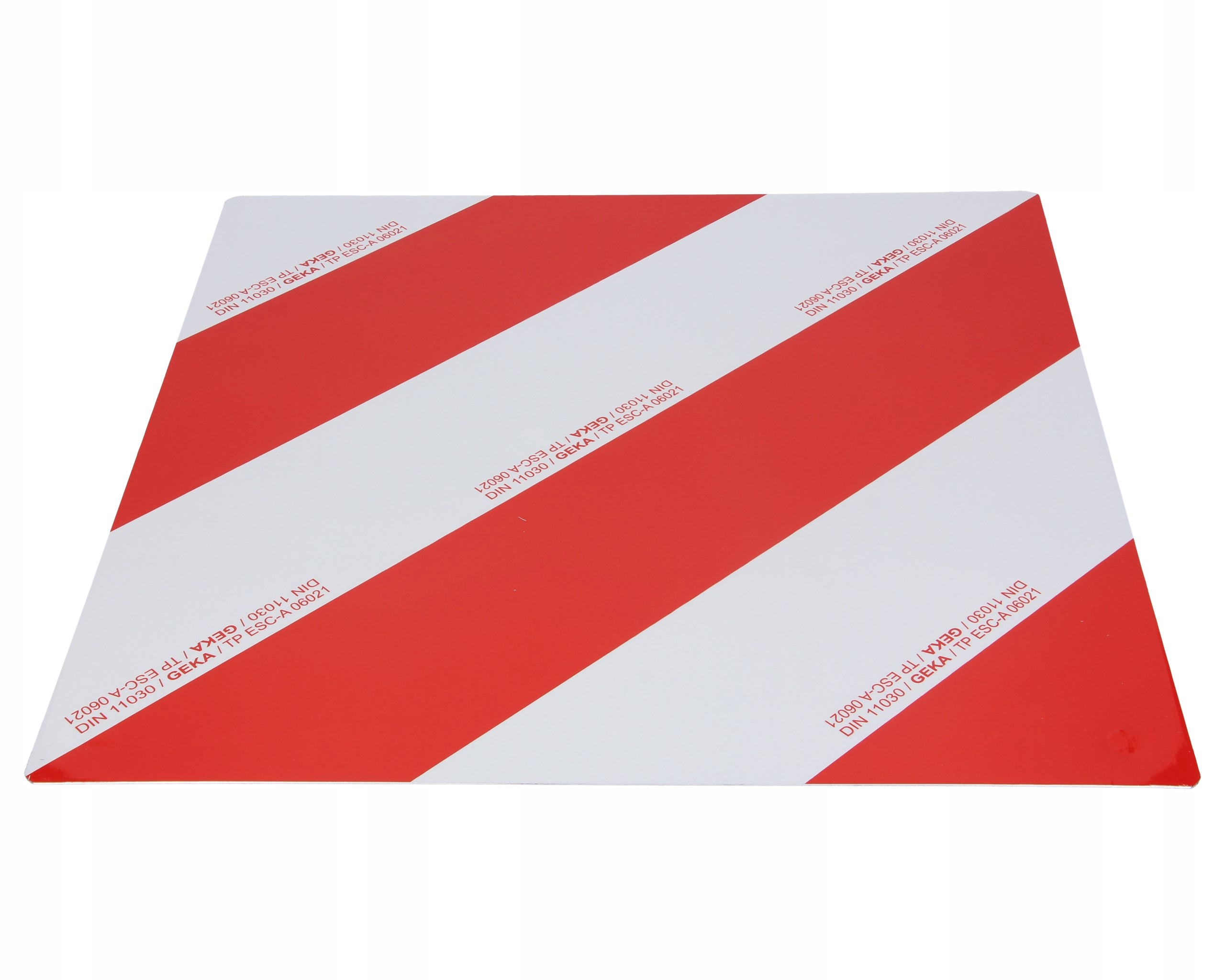 výstražná tabule reflexní ocelová 423x423mm