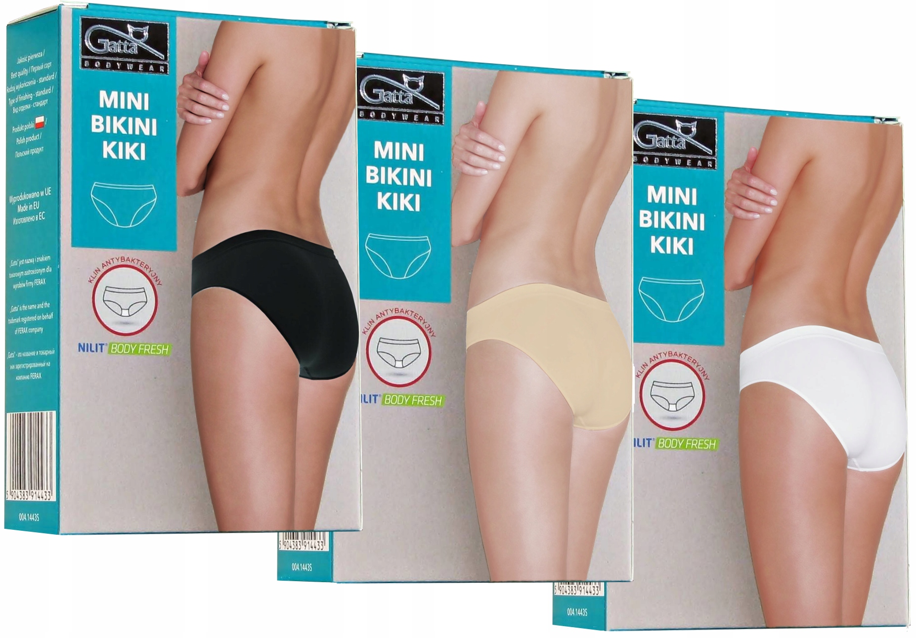 

Gatta Zestaw 3 sztuki Figi Mini Bikini Kiki r.3