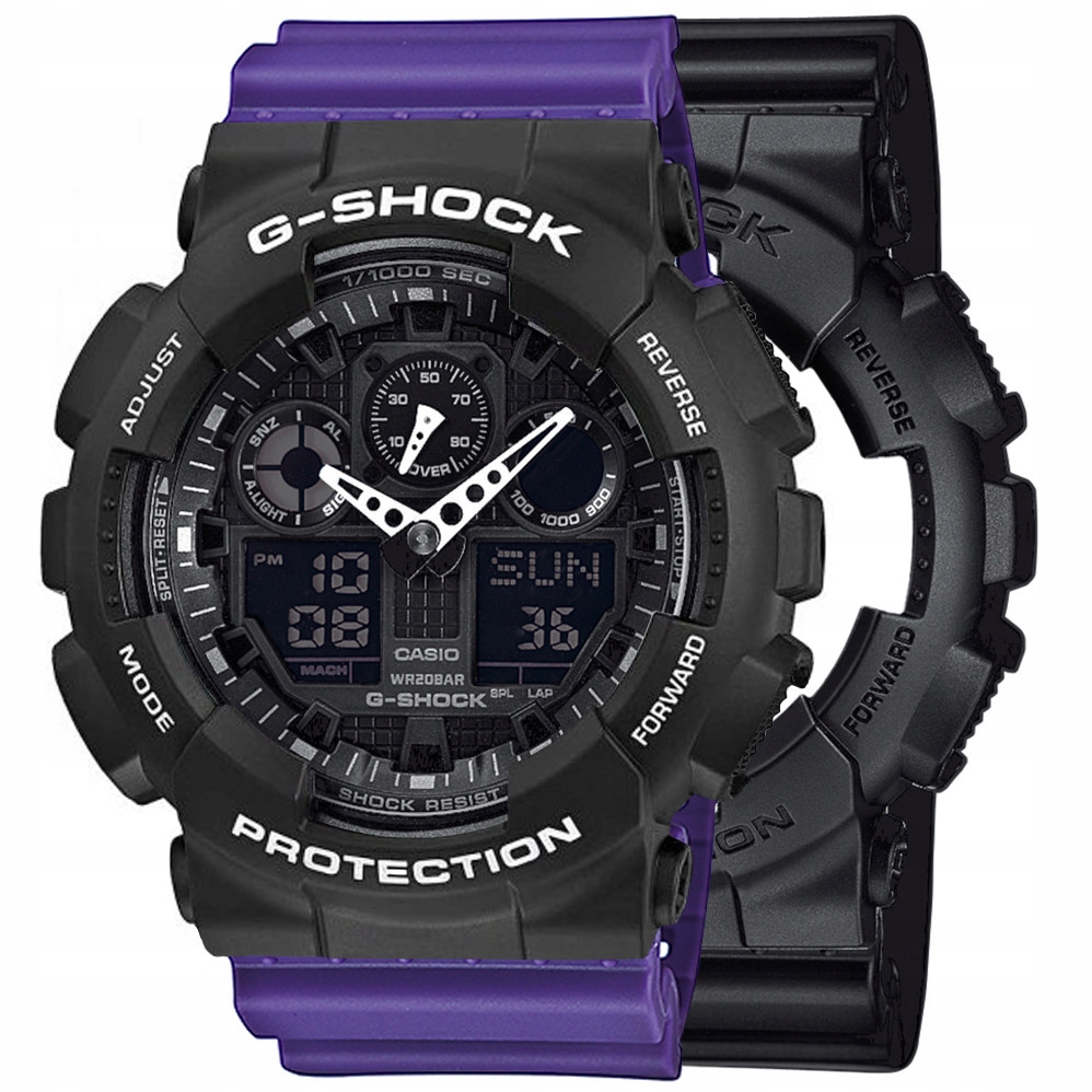 Hodinky Casio G-Shock Set GA-100-1A1ER Luneta 10508136 Řemínek 10498156 20