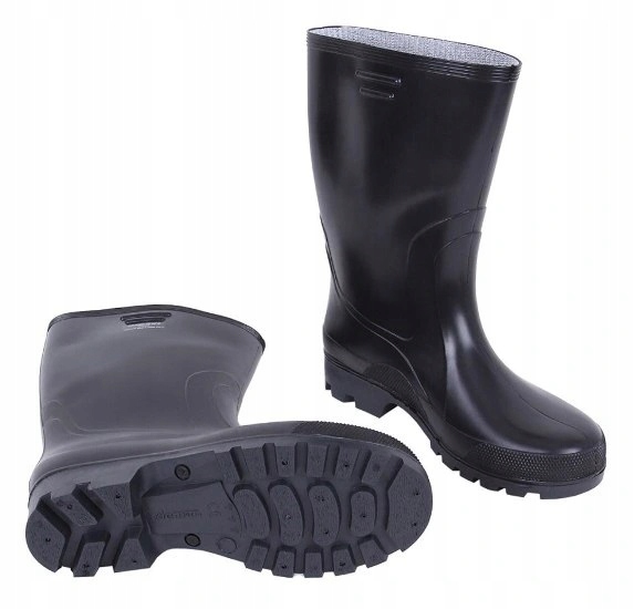 Kalosze Gumiaki Mocne GRAND BLACK Demar Polskie 47 Materiał wkładki tkanina