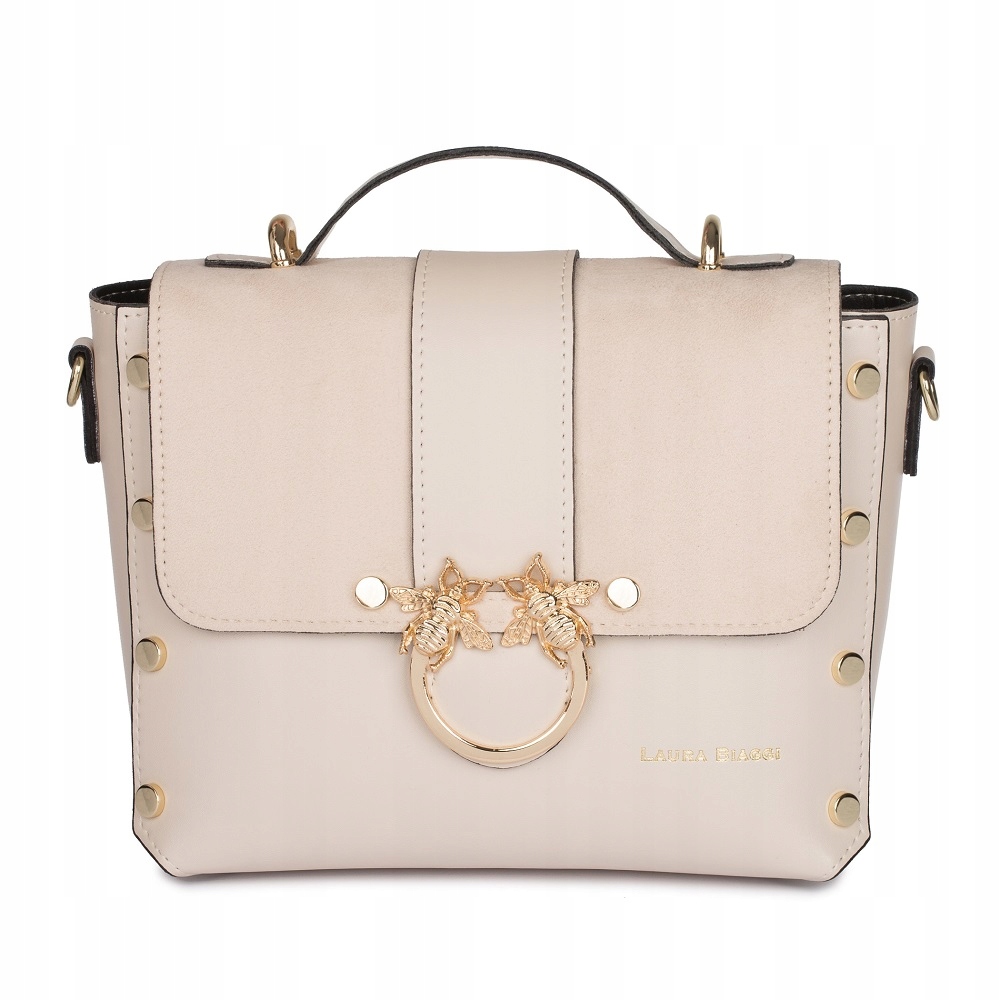 

Torebka Listonoszka Laura Biaggi Kuferek Na Ramię