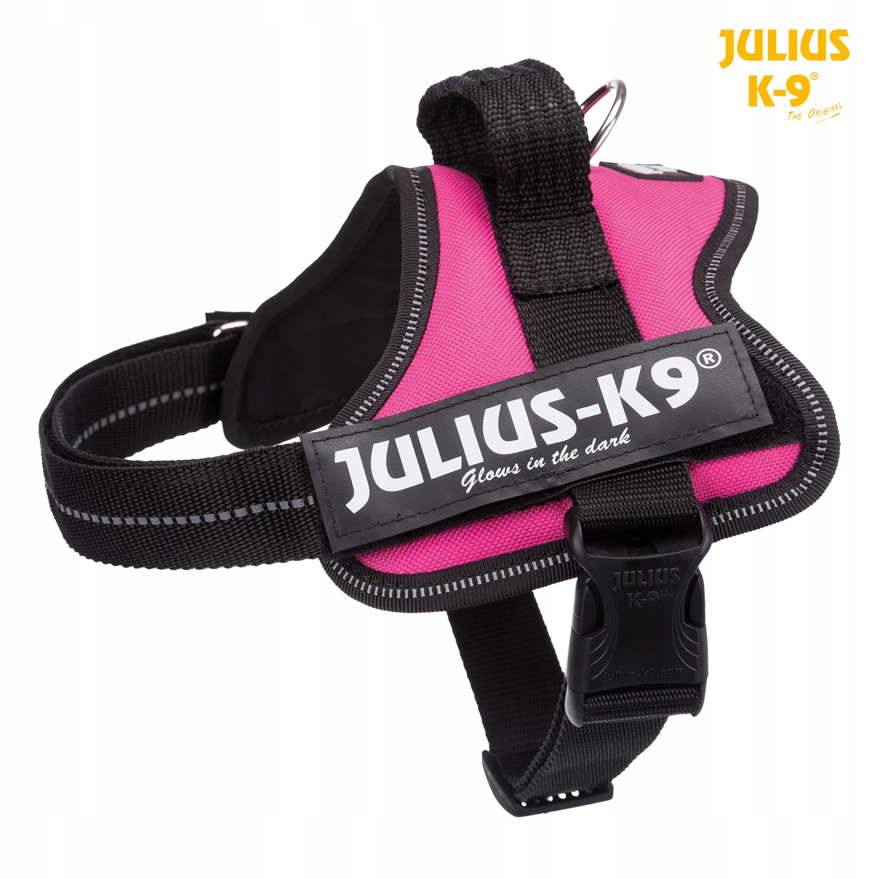 Levně Postroj Julius-K9, Mini/M: 51 – 67 cm, fuchsiový