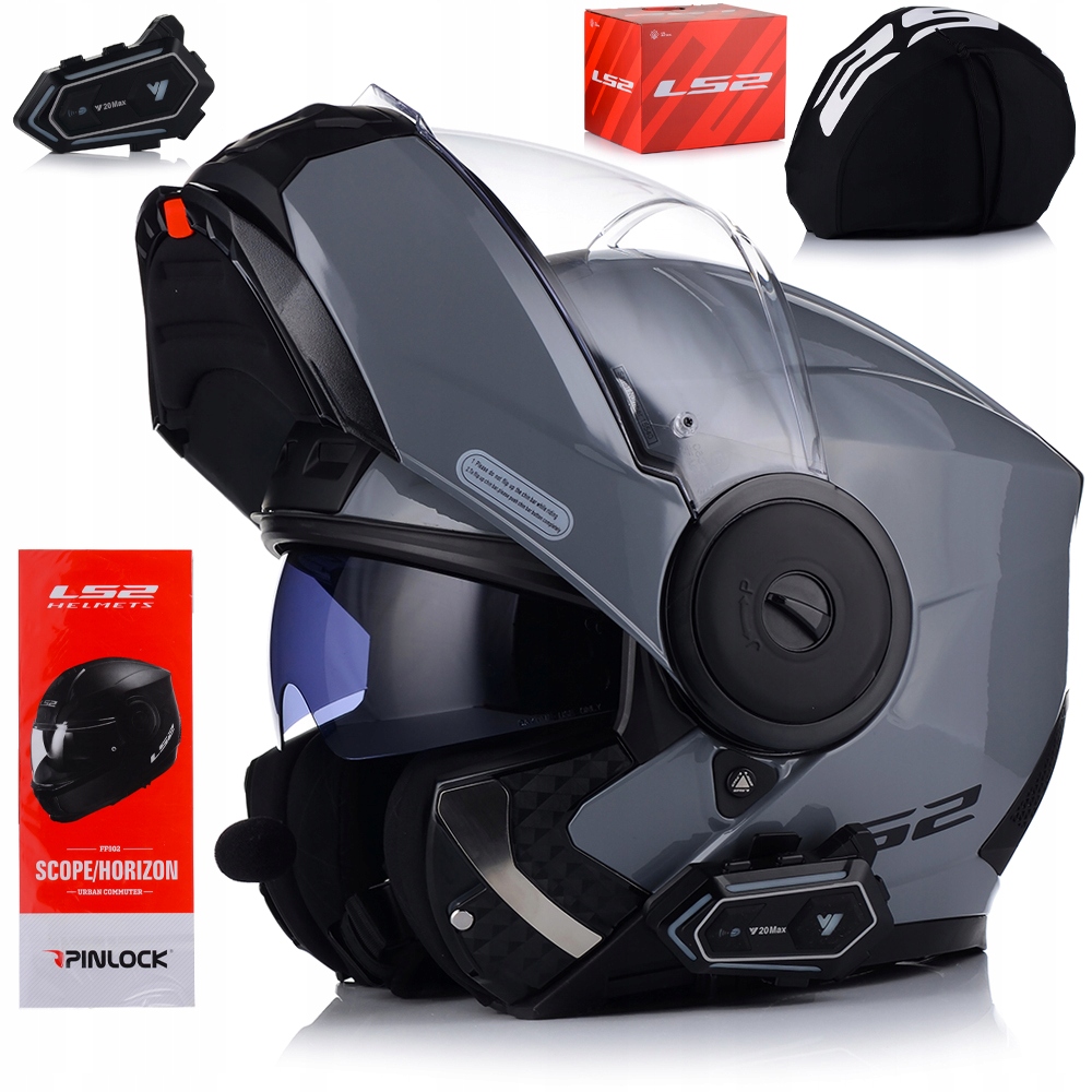 Motocyklová Prilba LS2 FF902 Scope II P/j Čeľusťová Clona Interkom