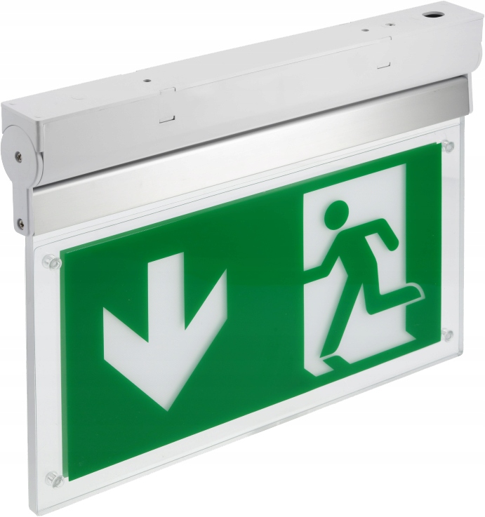 Oprawa awaryjna CORSO-3, Led, 3W, 300lm, 6400K, IP20, 3h, dwuzadaniowa, Gtv